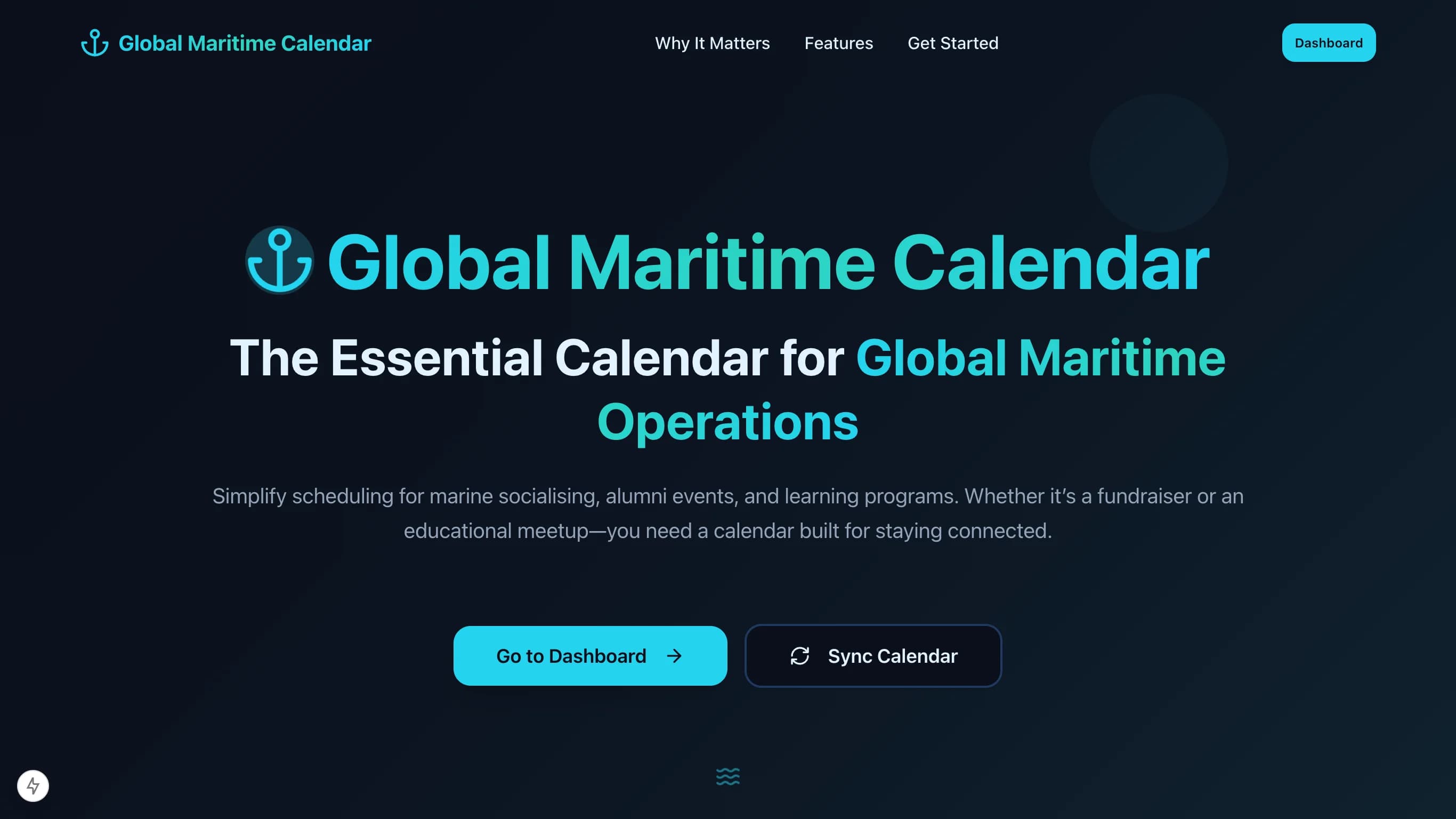 Global Maritime Calendar